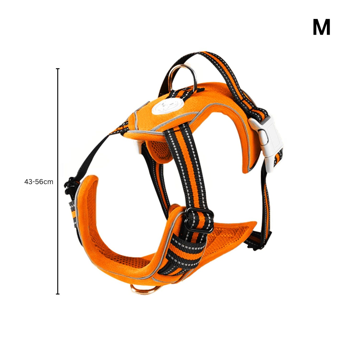 FLOOFI Dog Harness Vest M Size (Orange) FI-PC-171-XL