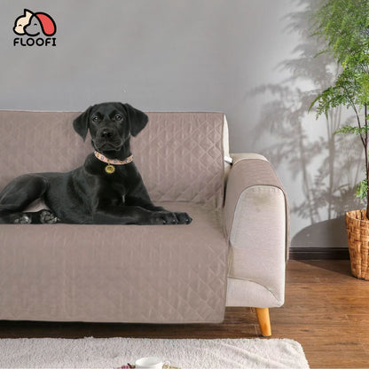 FLOOFI Pet Sofa Cover 2 Seat (Khaki) FI-PSC-104-SMT